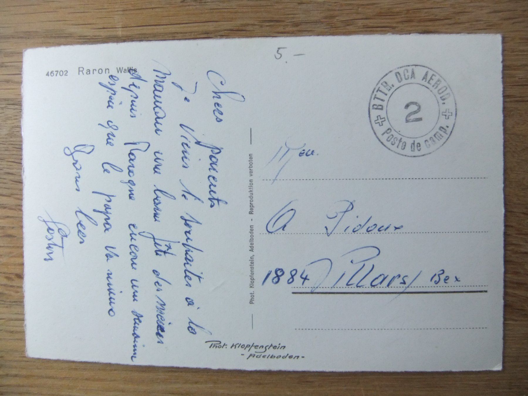 Cartoline postali: Raron Kirche Wallis Valais mit Militärstempel – Usato da St. Niklaus VS venduto da wunschlos54 1