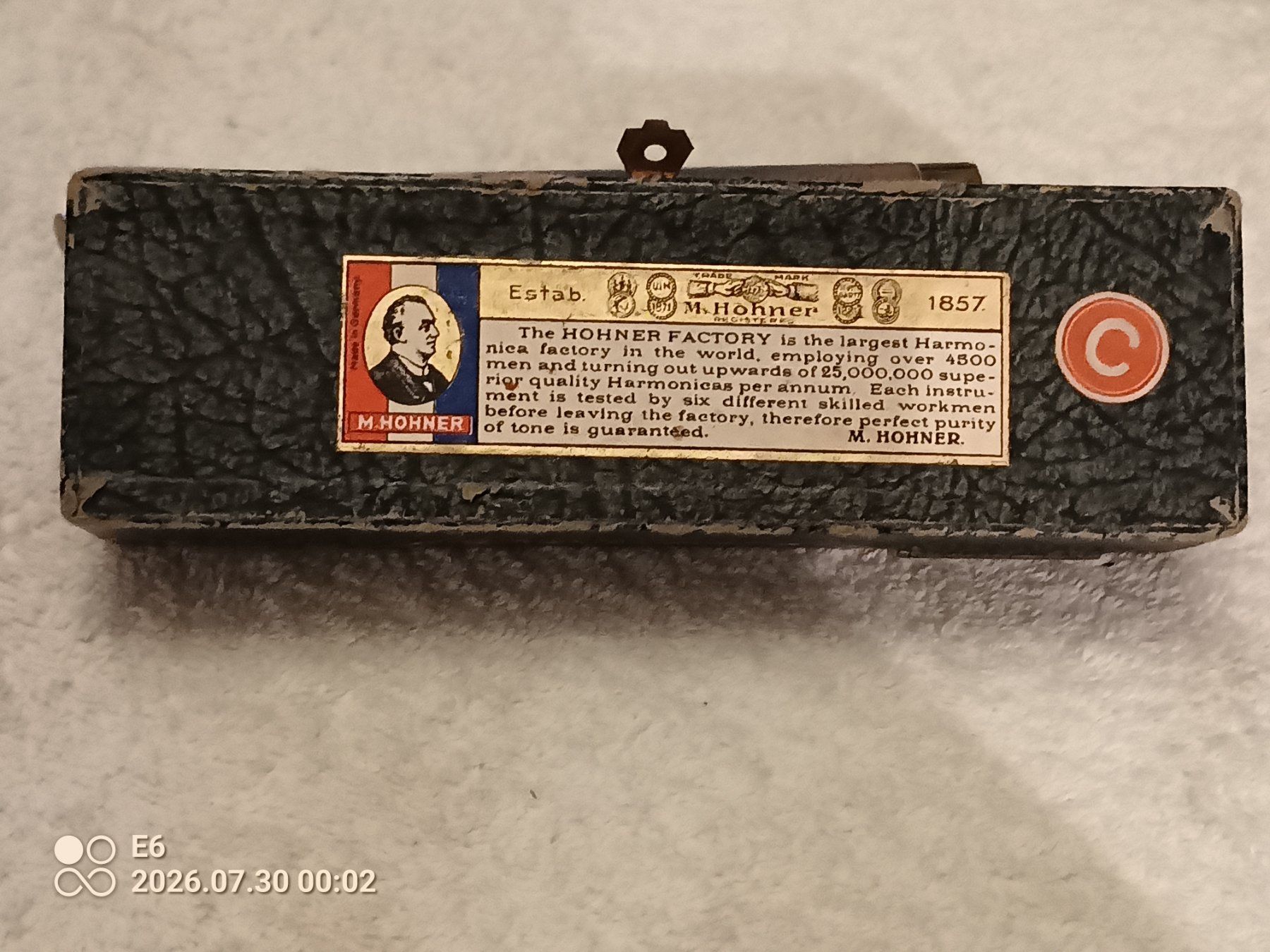 Hohner Musikinstrumente: Mundharmonika. Marke: M.Hohner – Gebraucht aus Zürich von Mitzi6 7