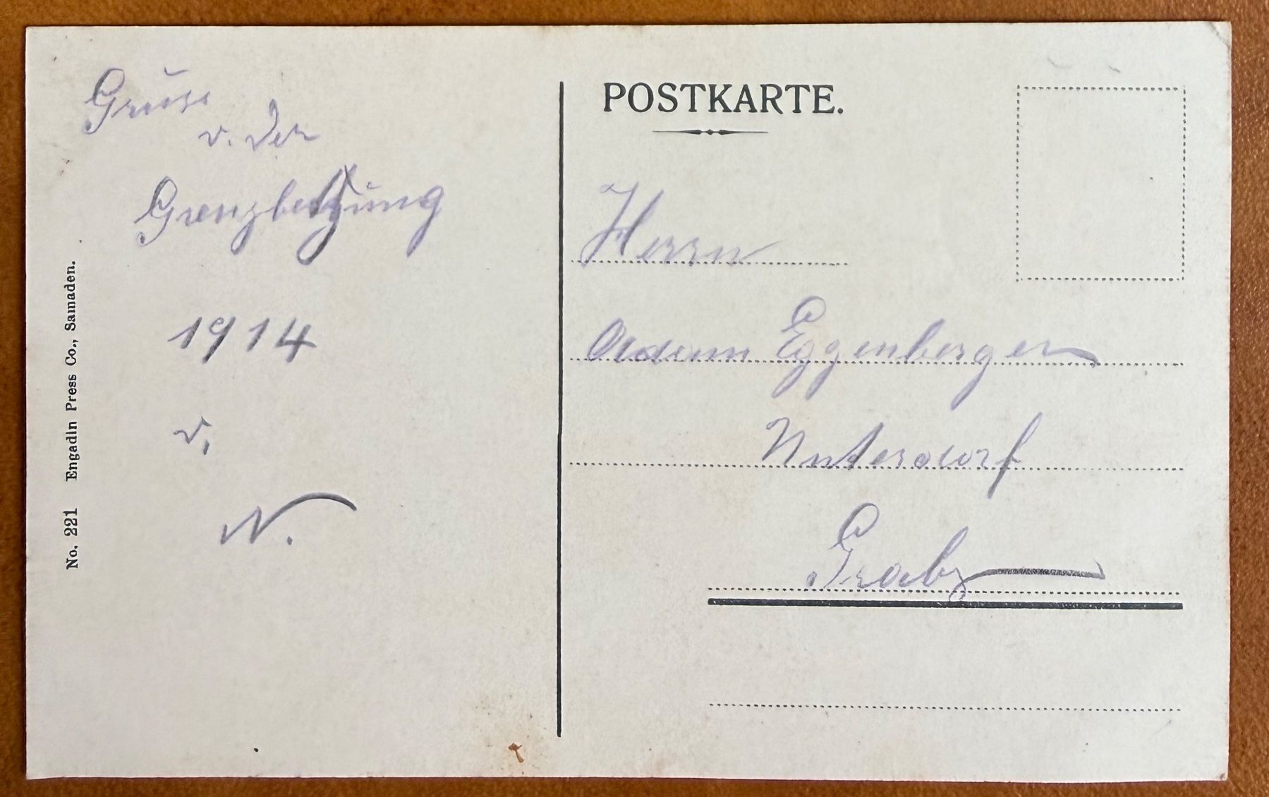 Cartoline postali: St. Moritz - Dorf - 1914... Schön ! – Usato da Lutry venduto da Ediego 2