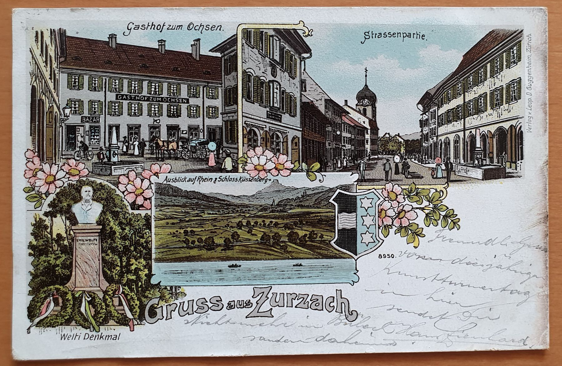 Ansichtskarten: Gruss aus Zurzach - 4 Ansichten – Gebraucht aus Kreuzlingen von Rschweiz1