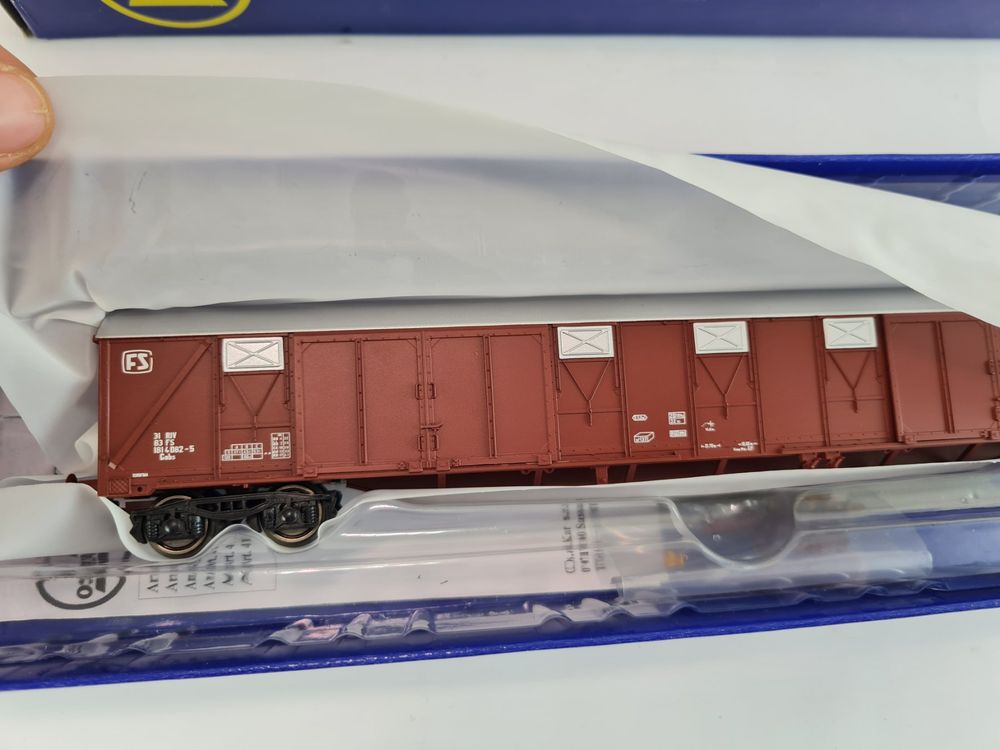 OSKAR 4114 FS Gabs Güterwagen rostbraun H0 1:87 (Neu (gemäss ...