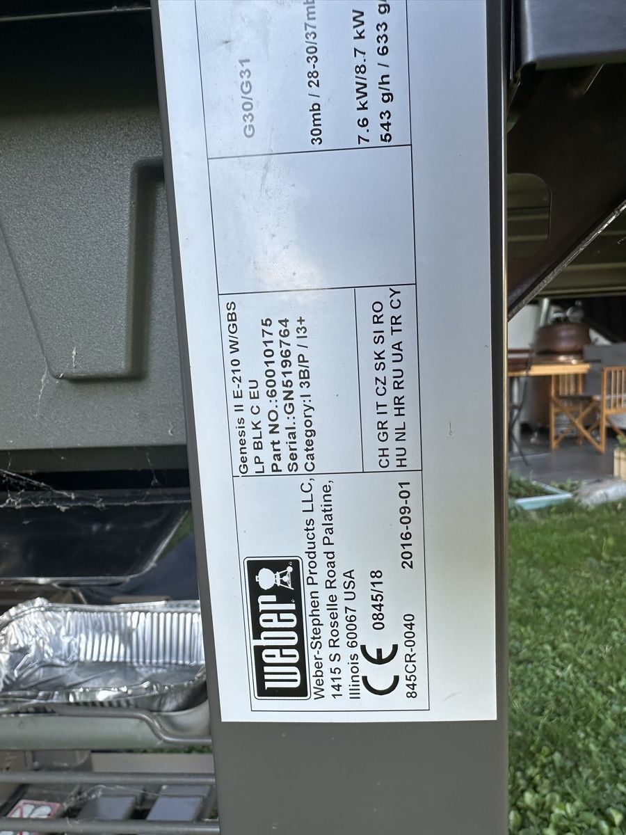 Griglie: Weber Genesis II E-210 Gasgrill wie neu – Usato da Interlaken venduto da StephanJJ66 1