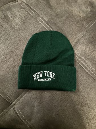 Beanie grün, New York Brooklyn