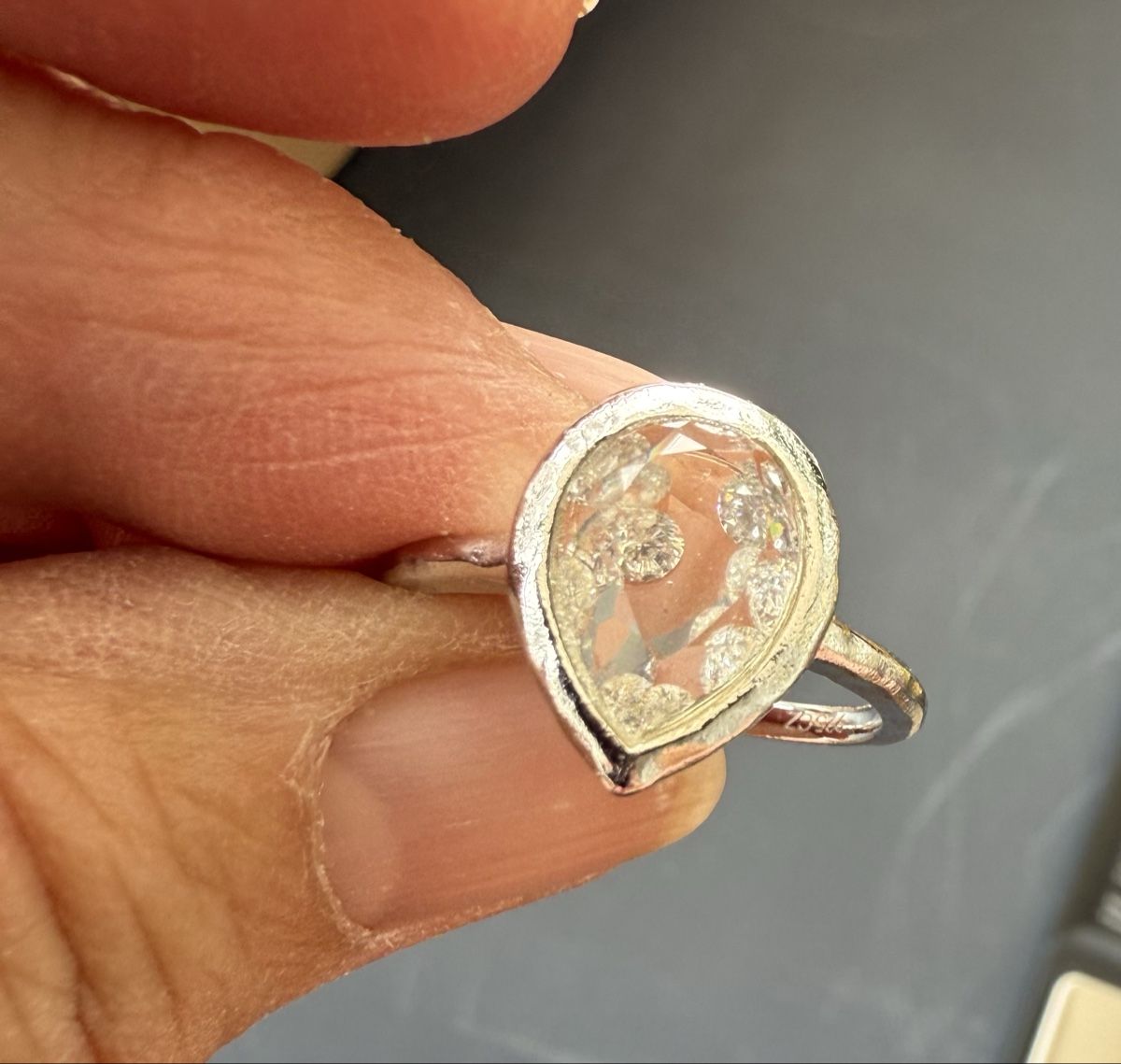 Anelli: Silberring mit Zirkonia, Gr 57 – Nuovo e nell'imballaggio originale da Ebikon venduto da elischka 2