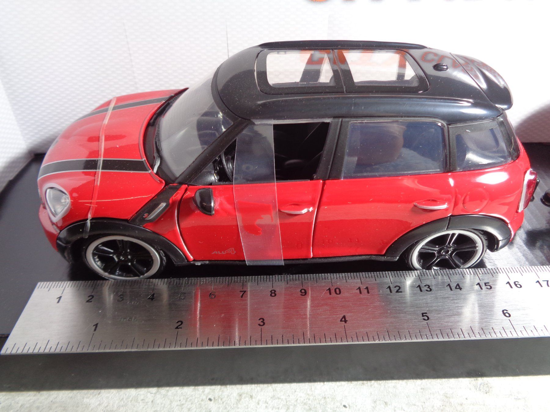 Cooper Modellini d'auto: Motor Max 1:24 Mini Cooper S et remorque – Nuovo e nell'imballaggio originale da Reconvilier venduto da rallycar 3
