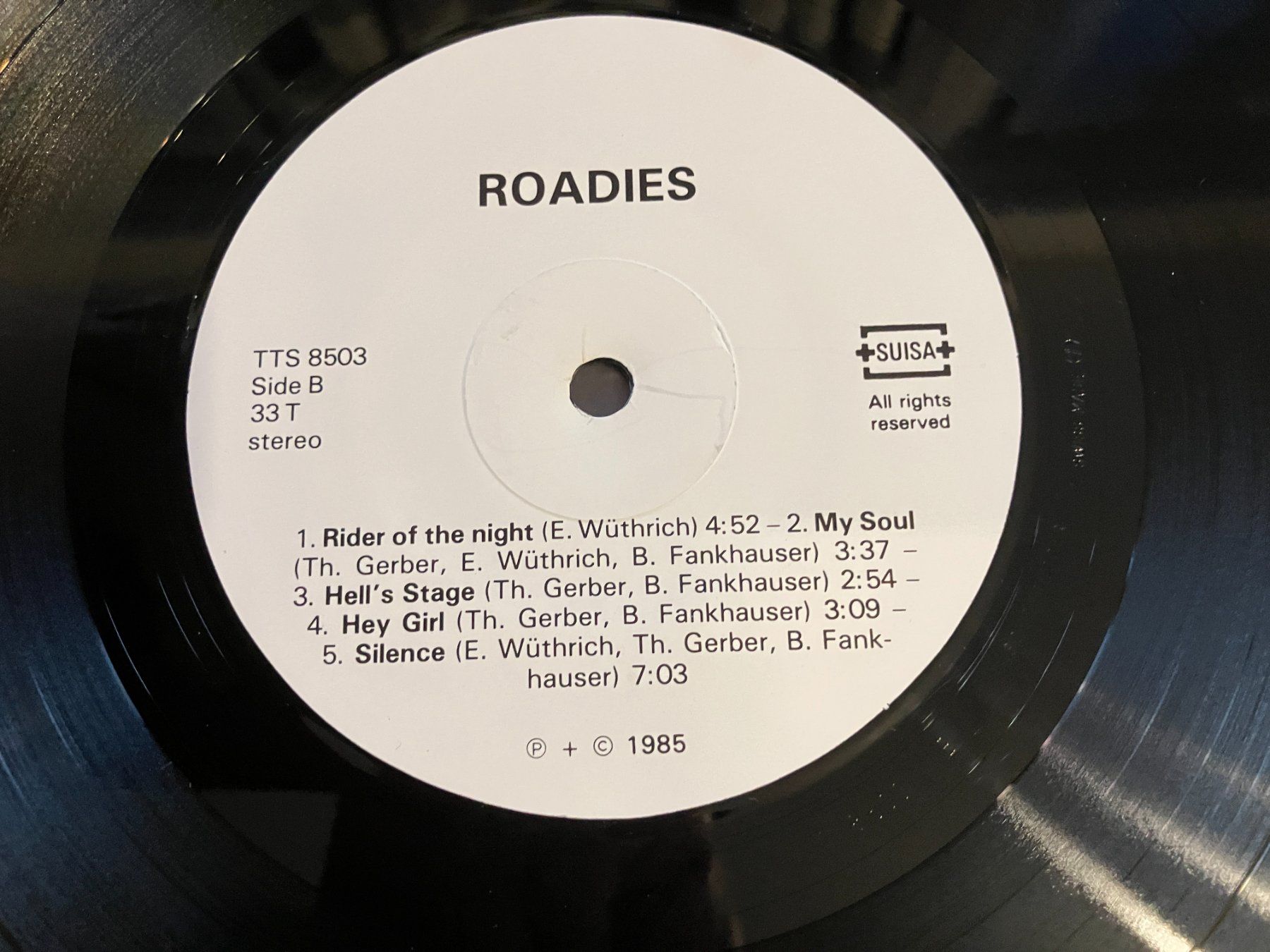 Dischi in vinile: Roadies – Usato da Aarwangen venduto da Jukebox3 8
