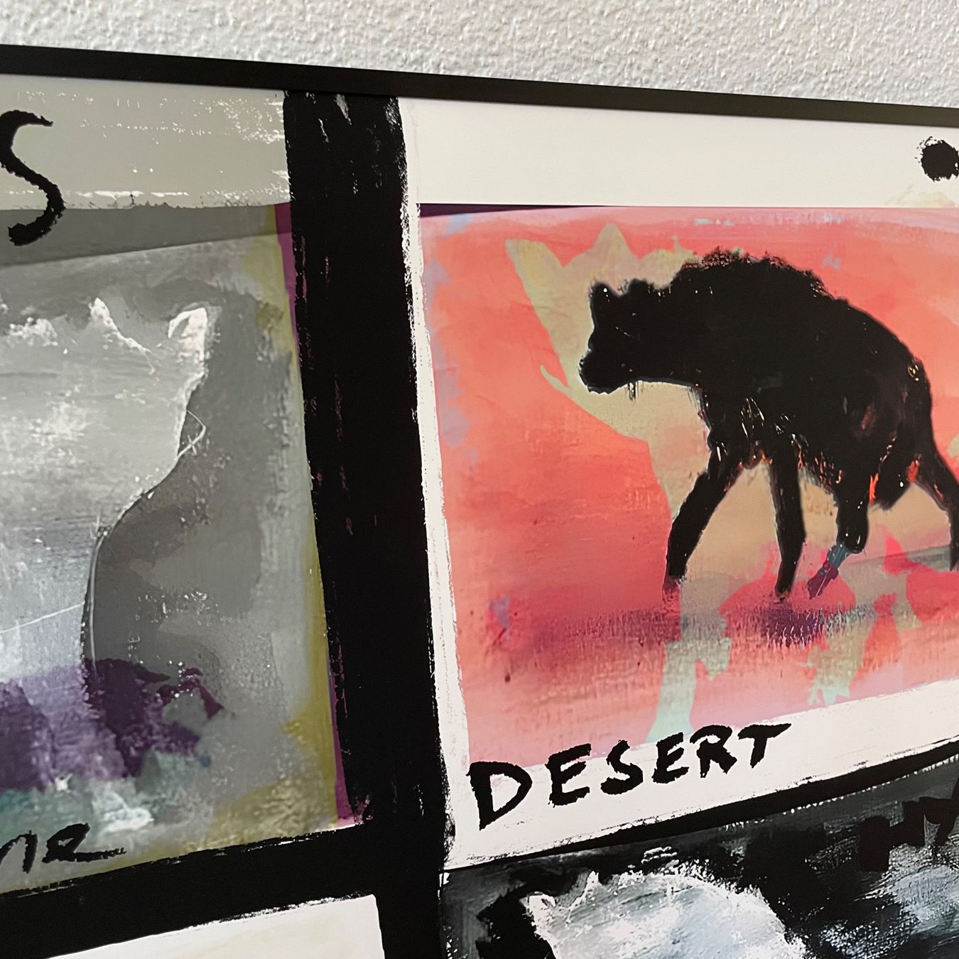 Poster & Bilder: Hyenas Hyänen Expressionismus Kunst Bild Stefan Bammert Bild – Neu (gemäss Beschreibung) aus St. Niklausen LU von Stefan_Bammert_Art 1