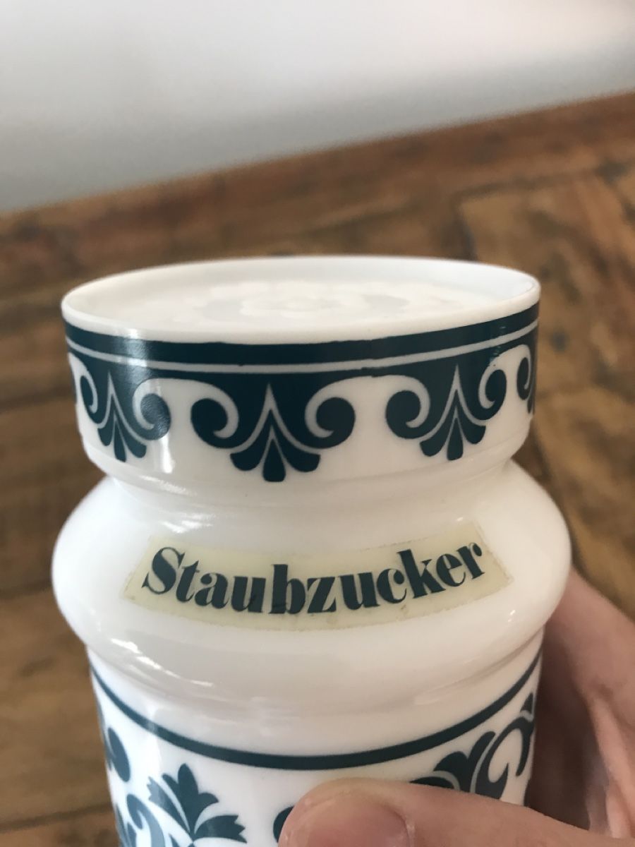 Bicchieri: Vintage Vorratsdose Milchglas – Usato da Rapperswil SG venduto da cosiba01 4