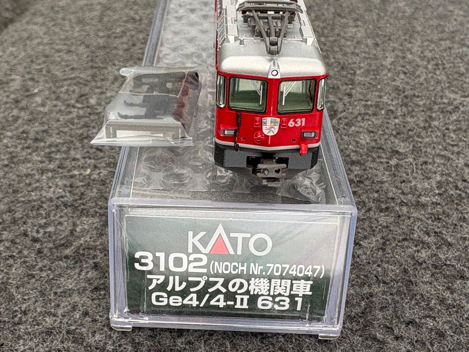 Kato Modellini di ferrovie: Kato 3102 Elok Ge 4/4'' RhB 631 – Nuovo e nell'imballaggio originale da Hauterive NE venduto da eriamch 4