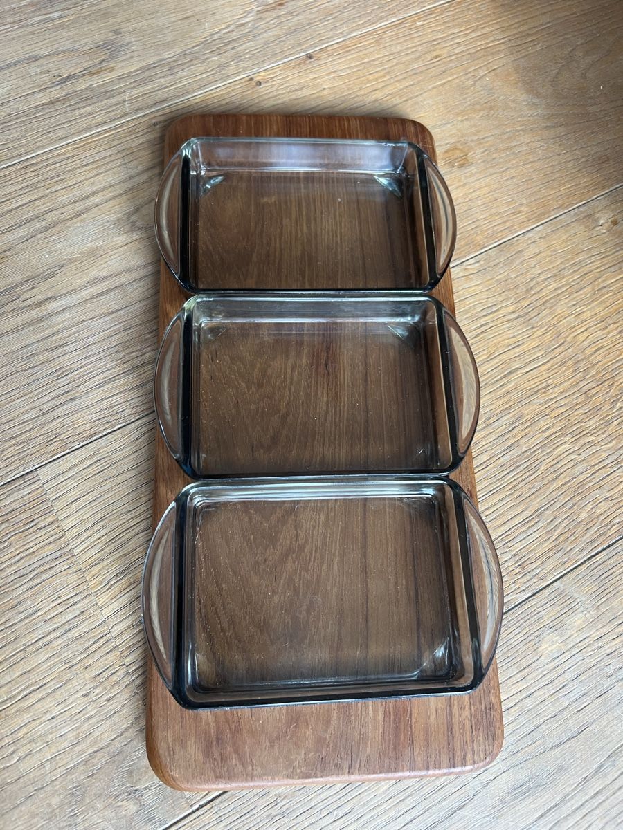 Plateaux: Dänisches Digsmed Teak Holz Serviertablett – D'occasion à Uerikon par Saffagirl 5