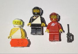 3 Stück Lego Figuren Astronaut Space Classic.  🚀