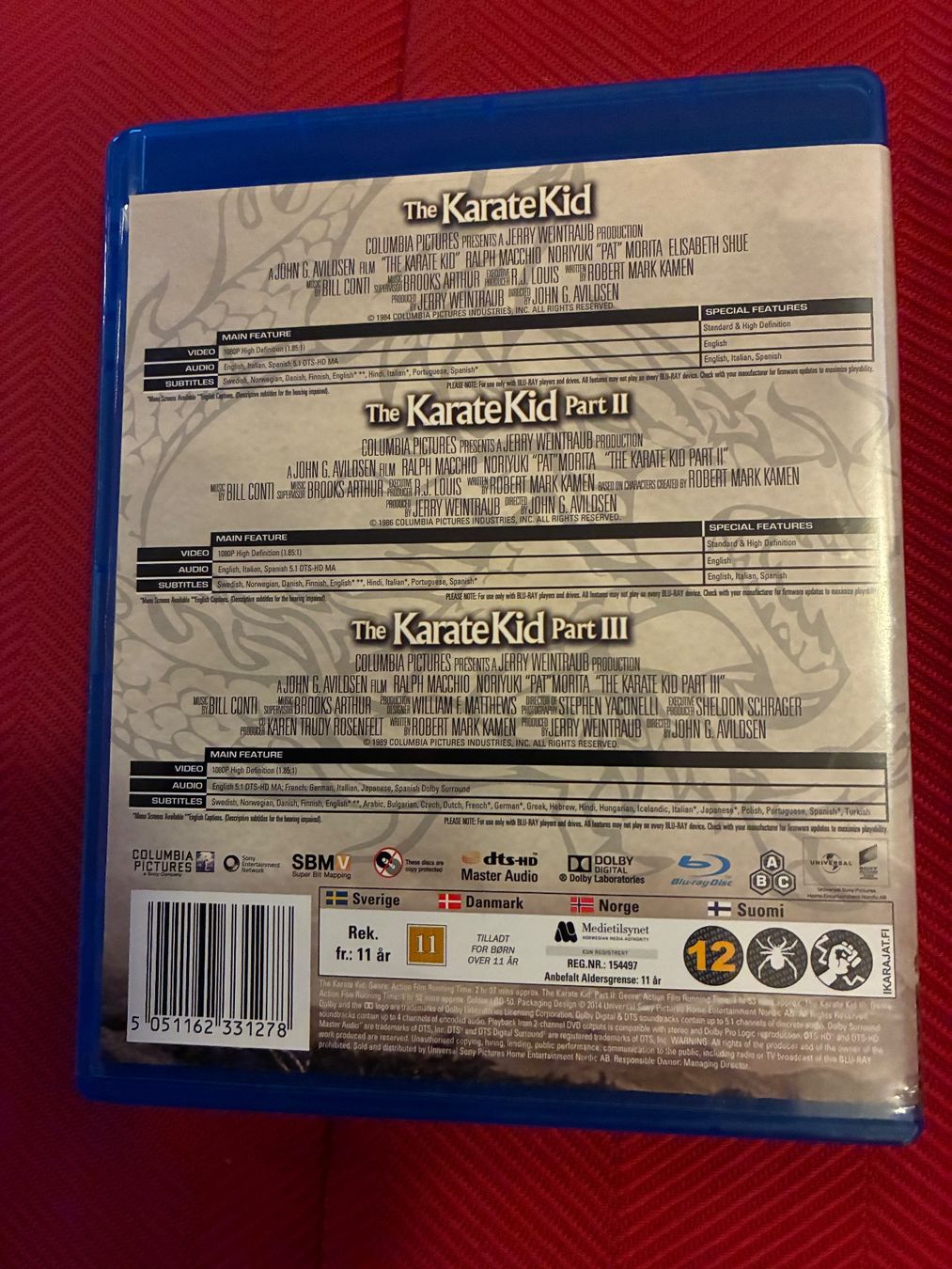 Tutti i DVDs: Karate Kid Collection (Blu-Ray) – Usato da Seuzach venduto da ephi7 1
