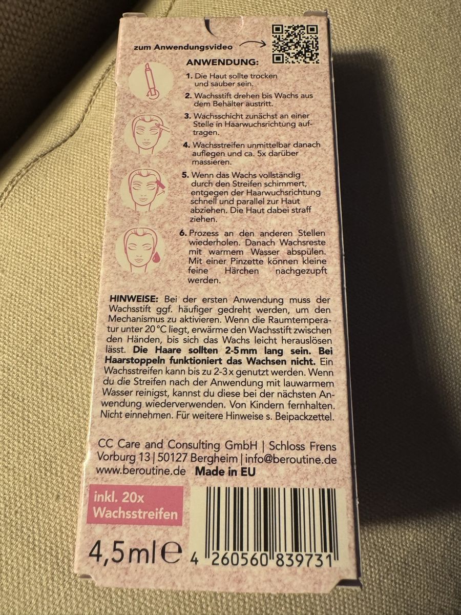 Cura del viso: Be Routine Wachsstift Sensitive - Augenbrauen & Oberlippe – Nuovo e nell'imballaggio originale da Bassersdorf venduto da Sonja103 2