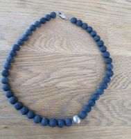 KUGELI LAVA KETTE MIT  925 SILBER
