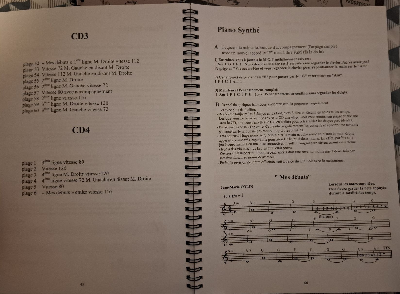 Libri: Méthode de Piano Colin  - état impeccable avec 21 CD – Nuovo (secondo la descrizione) da Moutier venduto da Skiaf 6