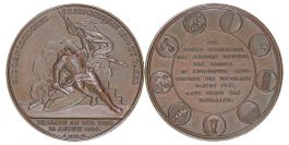 Schützenmedaille "Basel" von 1844 (fast FDC)