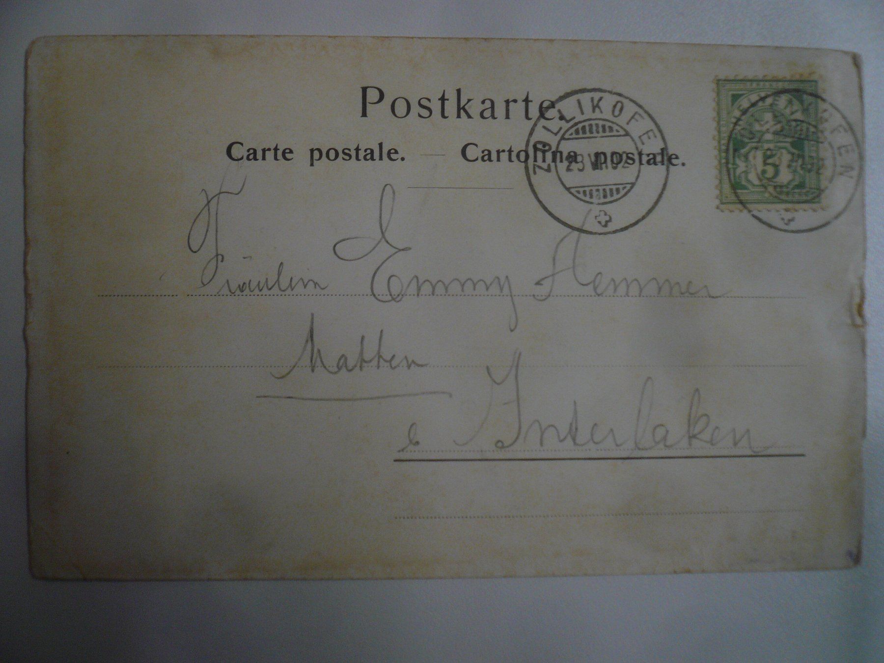 Cartoline postali: s/wAK  REICHENBACH bei Bern – Usato da Oberhofen am Thunersee venduto da luuping99 1