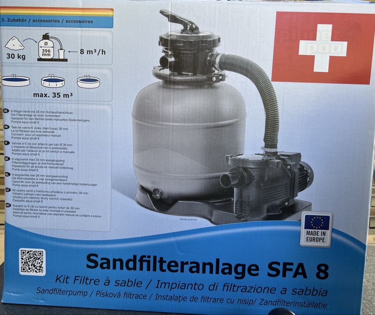 Accessoires de piscine: Sandfilteranlage SFA 8 neu – Neuf (Voir description) à Biel/Bienne par HB13