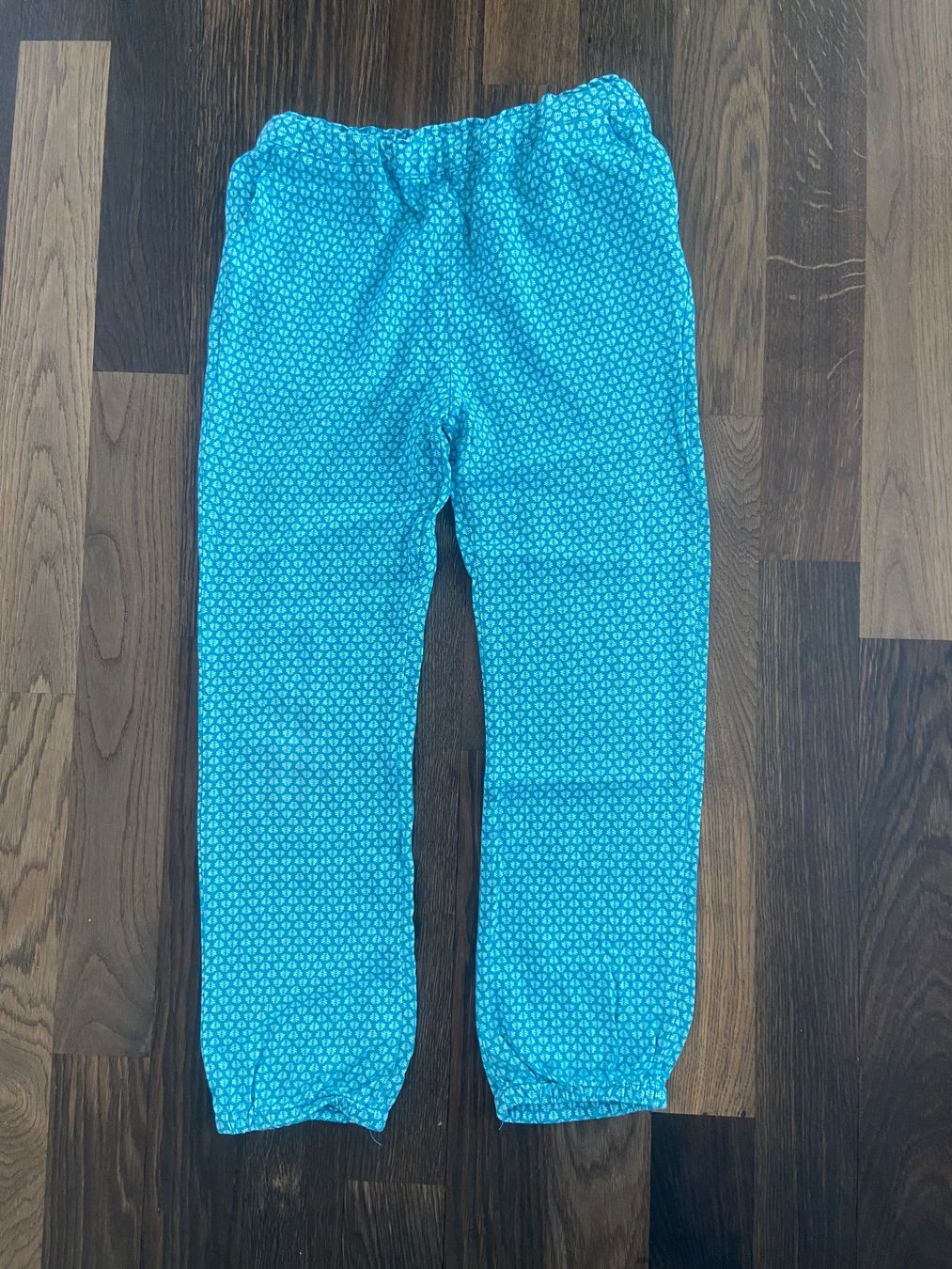 Okaidi Pantaloni: Sommerhose, Gr. 134, Okaidi, türkis – Usato da Au ZH venduto da cafisafr