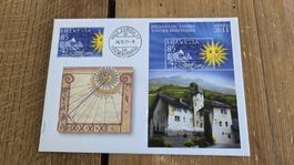 2011 FDC Vollstempel TdB Combo Block und Blockauschnitt
