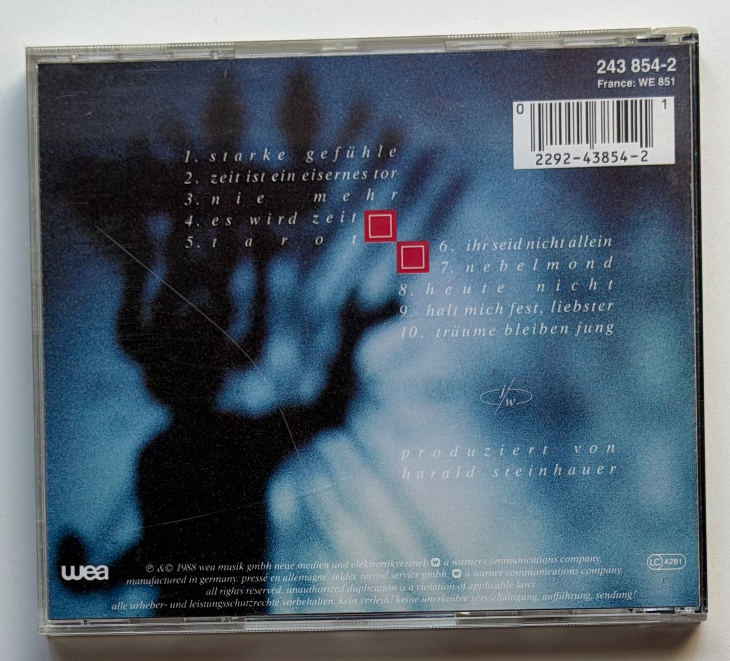 CD: Juliane Werding / Tarot – Usato da Näfels venduto da rottabi 1