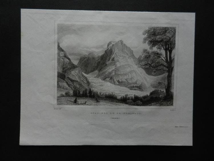 Incisioni: Glacier de Grindelwald Gletscher – Usato da Risch venduto da Rischli15