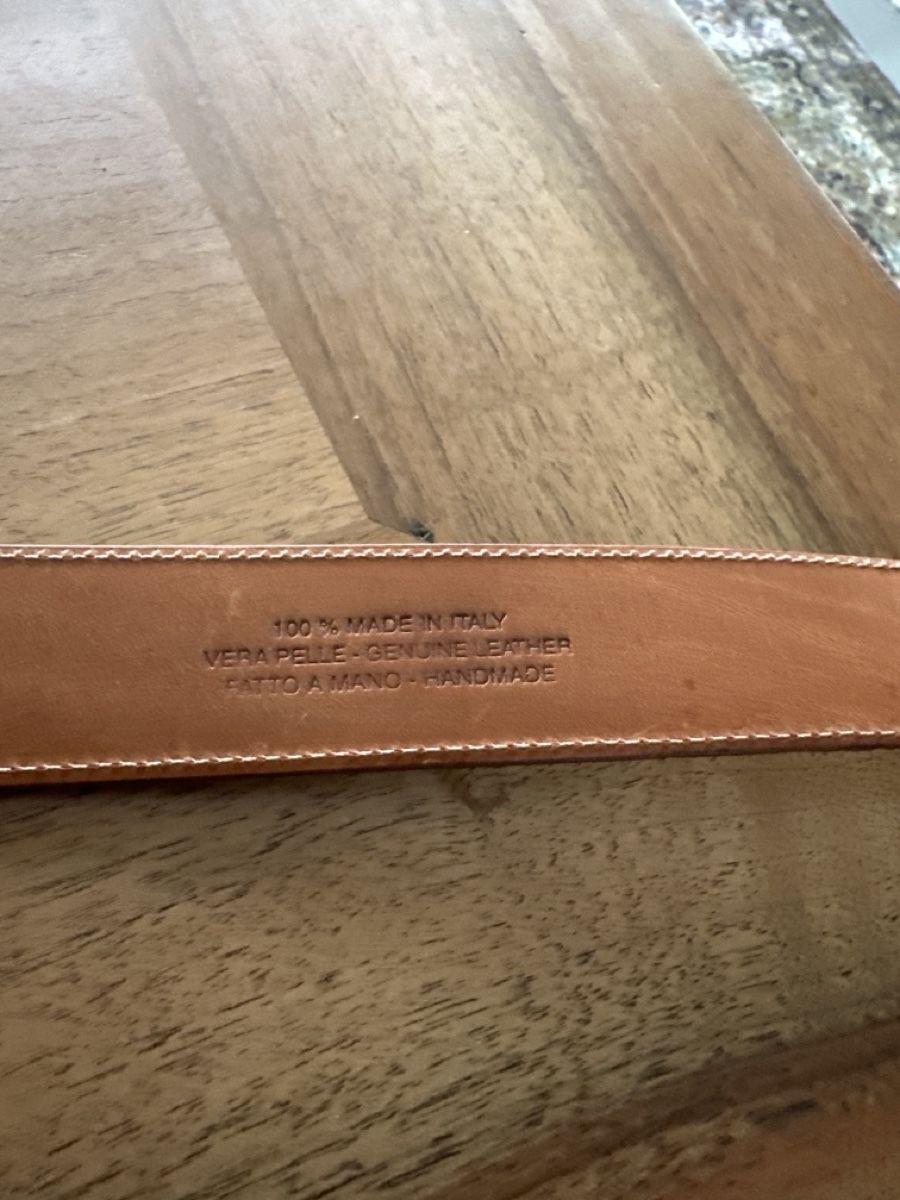 Cinture: Herrenledergurt handmade – Nuovo (secondo la descrizione) da S. Antonino venduto da Swissbutler 1