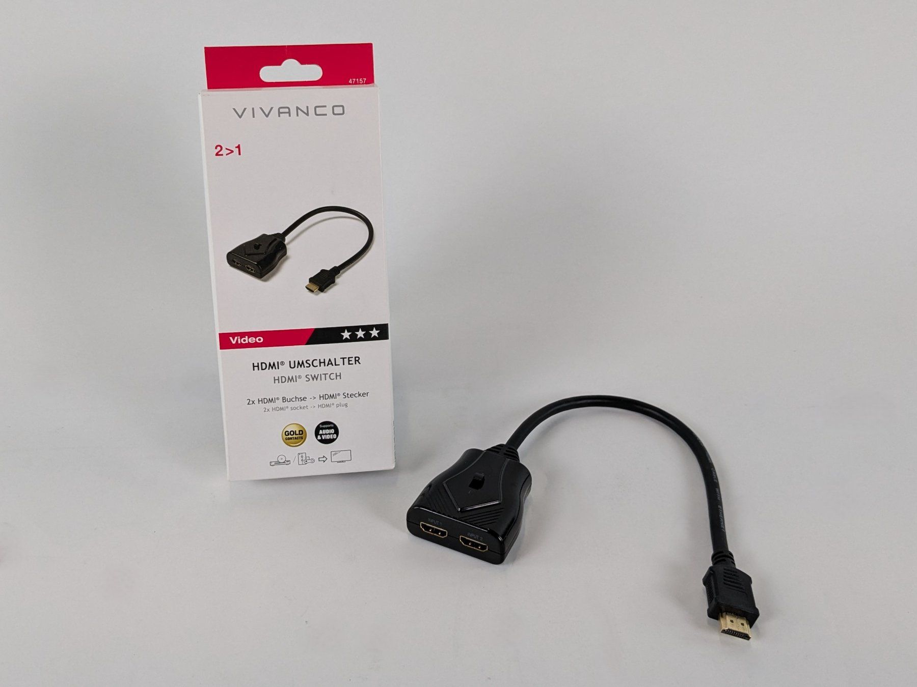 Adattatori: VIVANCO HDMI Switch Box – Nuovo (secondo la descrizione) da Dintikon venduto da Restwert_Dintikon