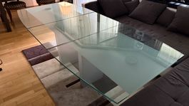 Ronald Schmitt K5000 Glas Tisch Designklassiker ausziehbar