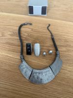 Statement Schmuckset, Halskette, Ringe, Ohrstecker