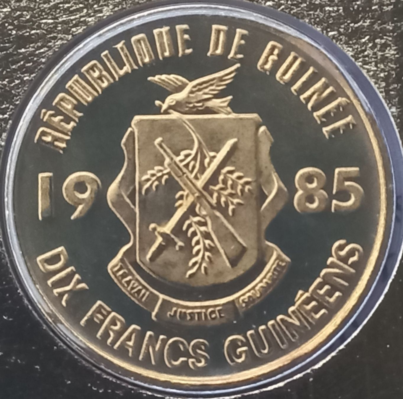 Tutti le monete: Münzbrief Guinea 1990 – Usato da Niederuzwil venduto da lubimaja 1