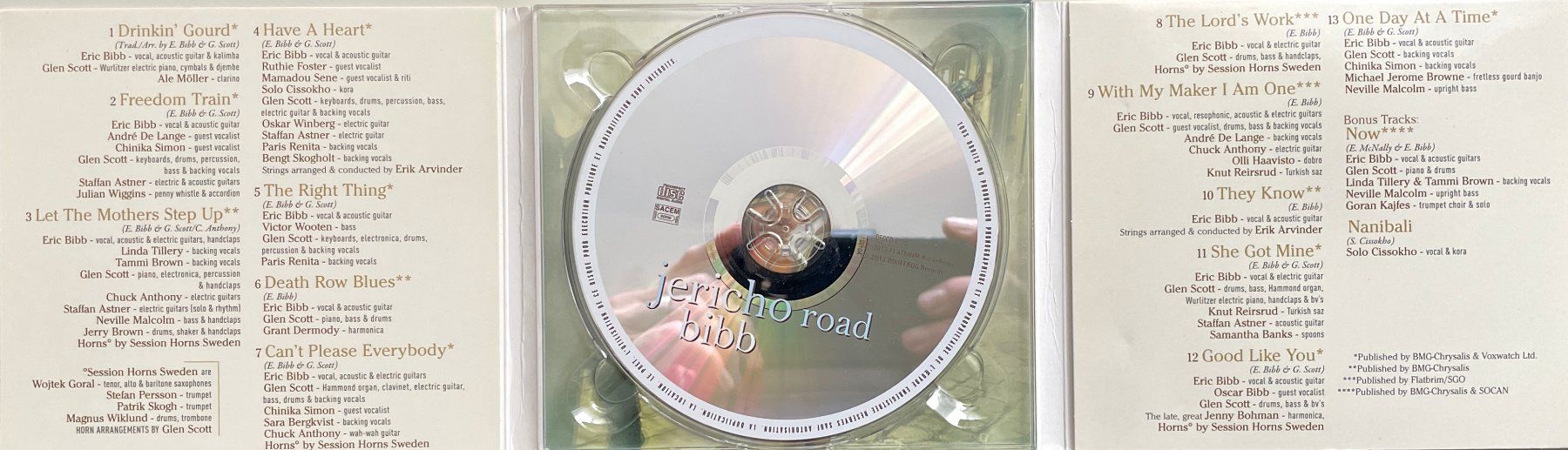 CD: Eric Bibb CD Digipack - Jericho Road – Usato da Savagnier venduto da Ne2065 2