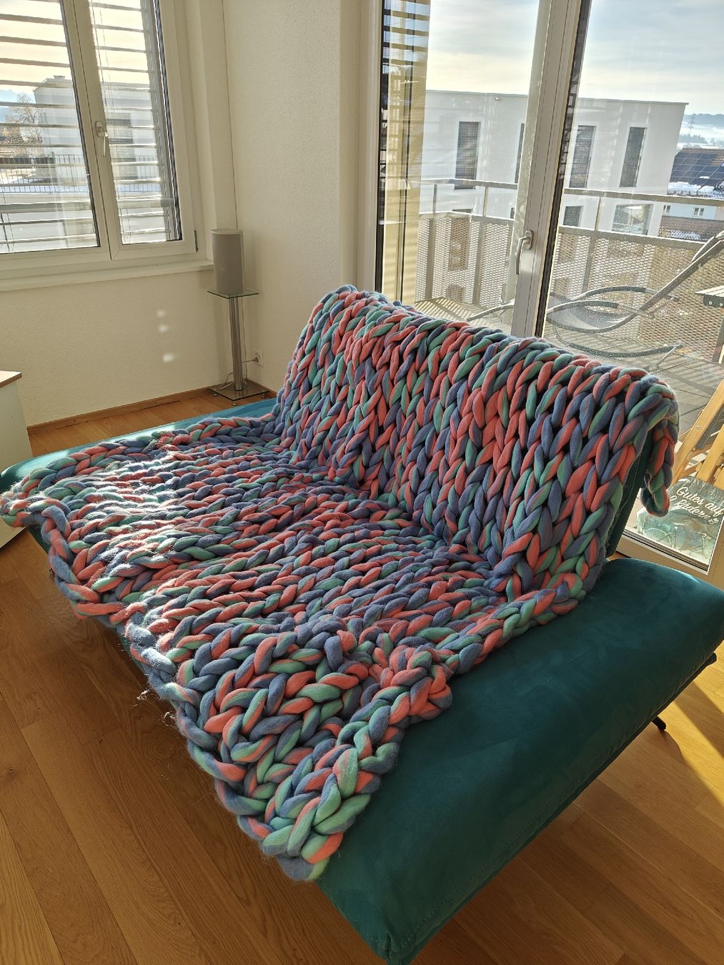 Coperte: Wool Chunky Knit Blanket – Nuovo (secondo la descrizione) da Hedingen venduto da oli_jhl5 2