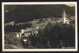 Tiefencastel, Ortsansicht mit Kirche aus