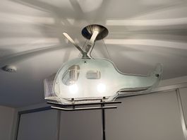 Lampe Suspension Hélicoptère 