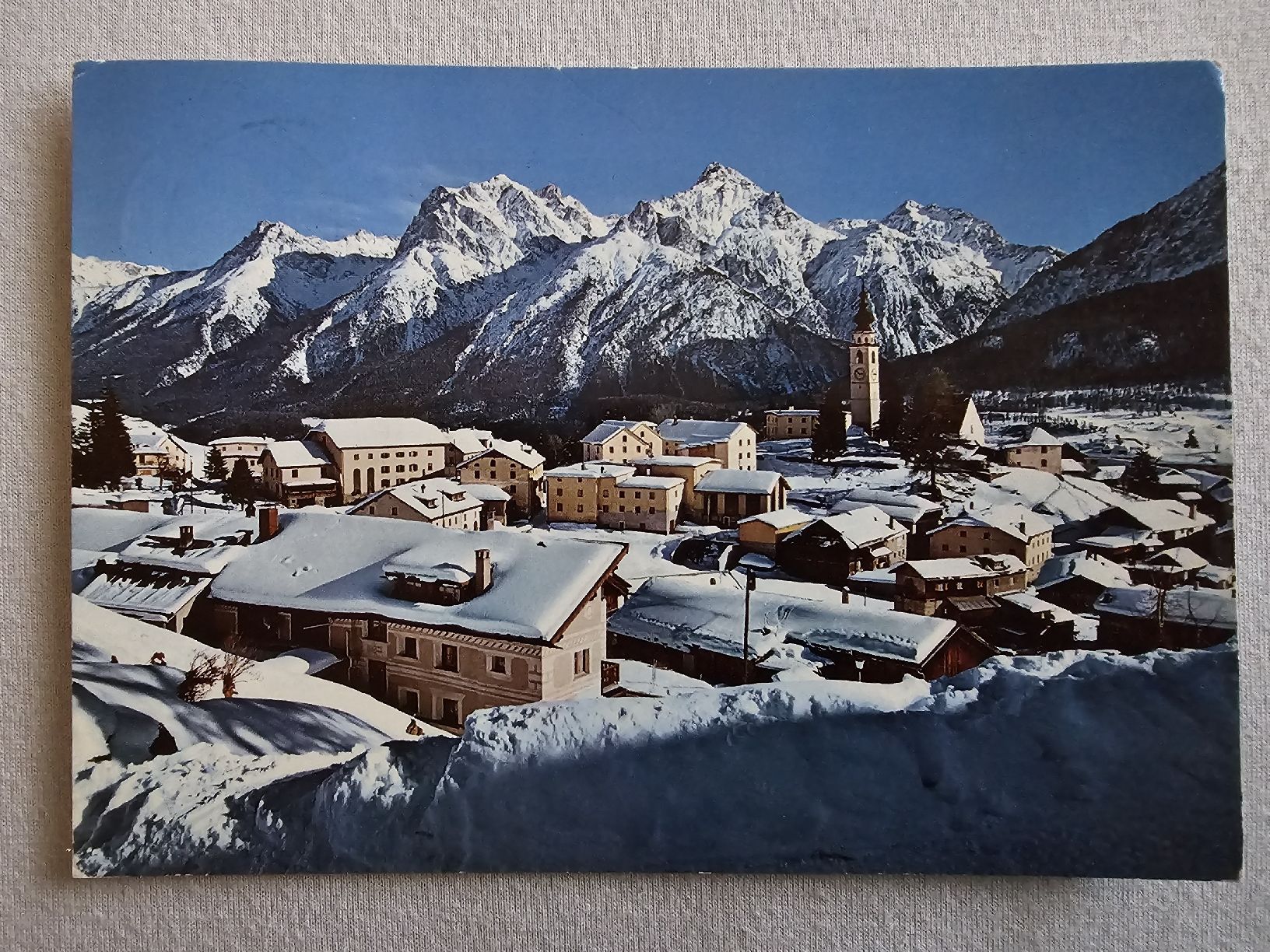 Cartes postales: Ansichtskarte Ftan 1650m mit Lischanagruppe, Engadin – D'occasion à Bütschwil par Taranabo