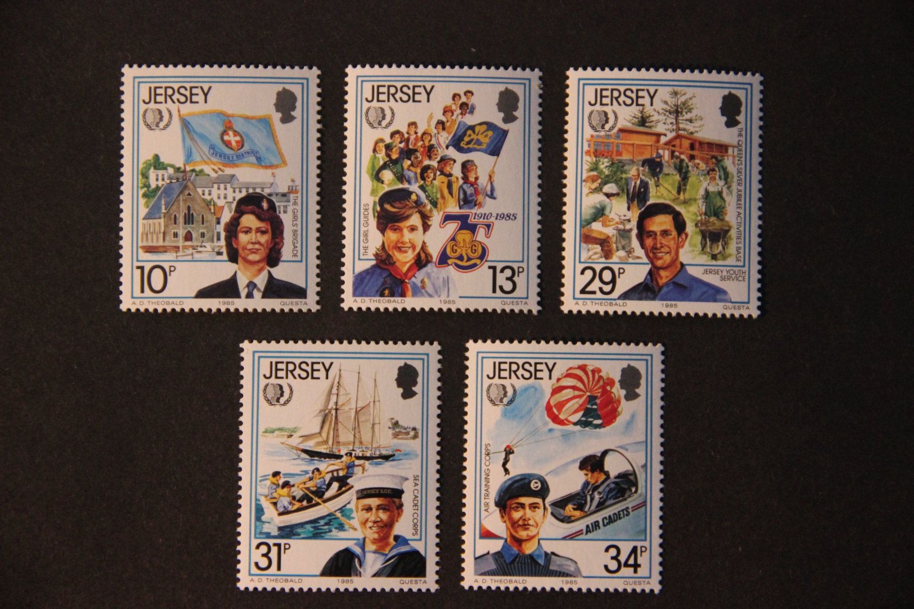 Tutti i francobolli: Jersey 1985 - International Youth Year** – Nuovo (secondo la descrizione) da Jona venduto da Southafrica07