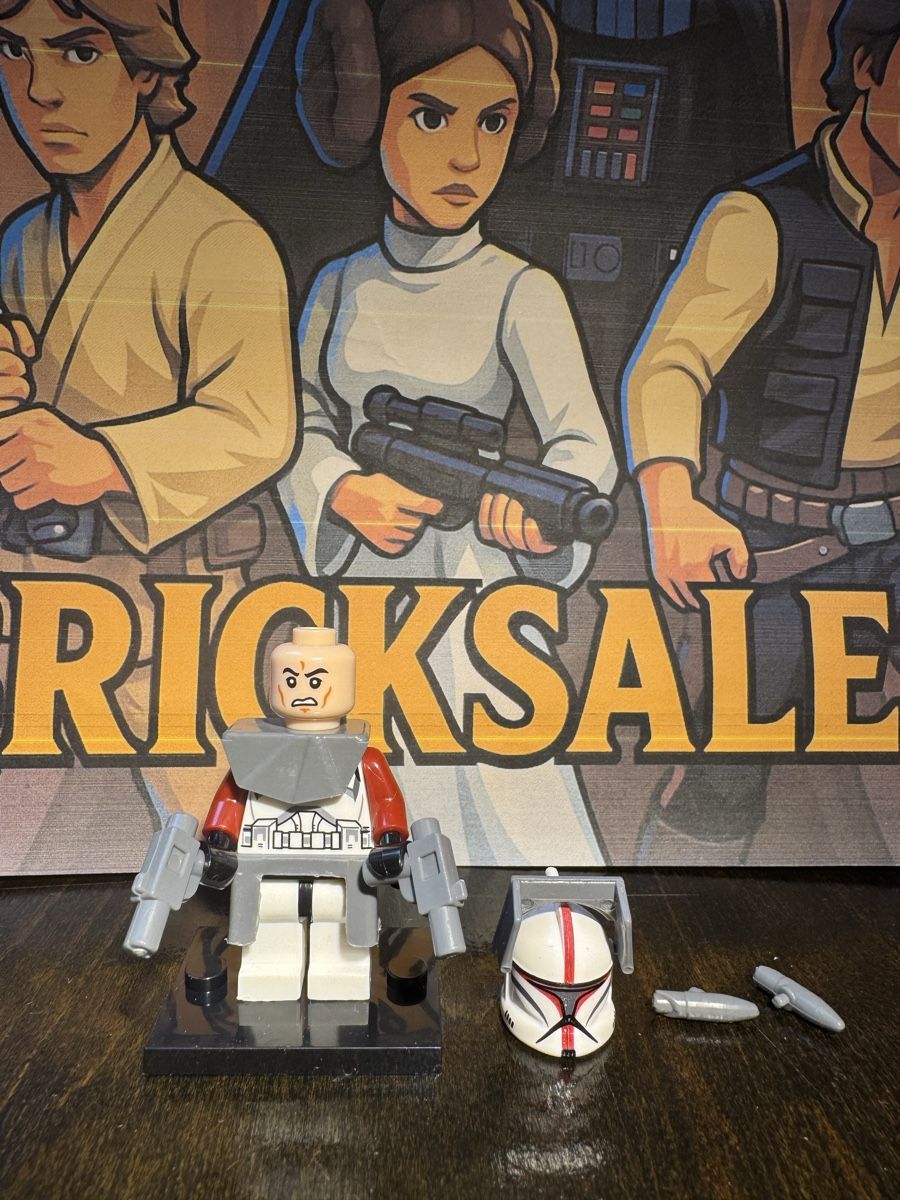 Star Wars Figuren: Star Wars Captain Red Figur Clone Trooper Lego-Komp. – Neu (gemäss Beschreibung) aus Zufikon von BrickSales 1
