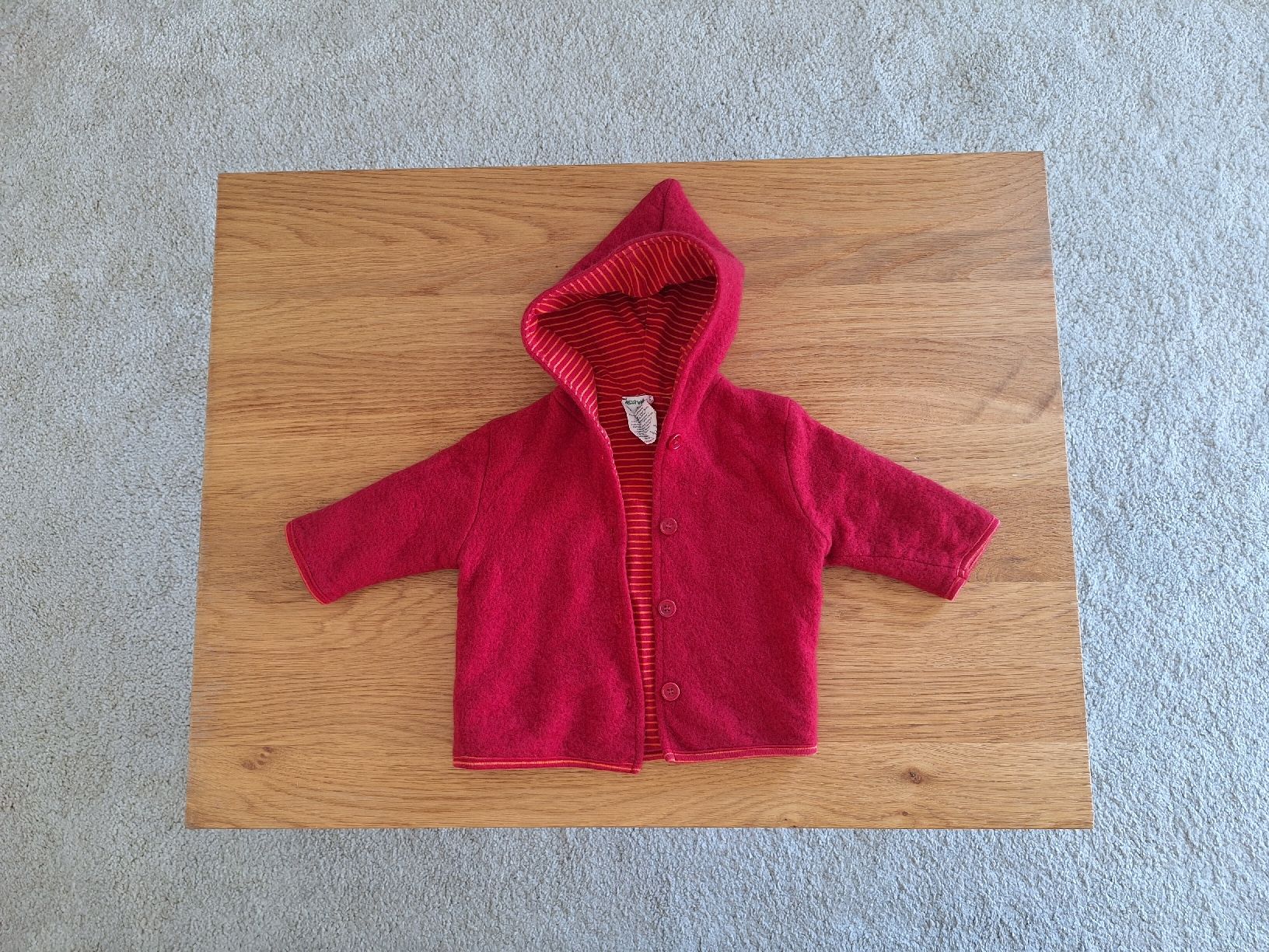 Hessnatur Giacche & Cappotti: Tolle Wollfleece Jacke 62/68 – Usato da Bad Zurzach venduto da han_5znm