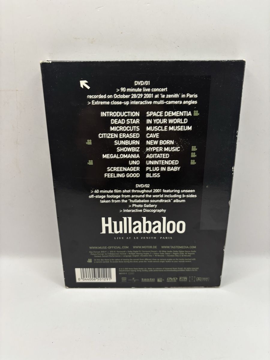 Alle DVDs: DVD Muse Hullabaloo Live at Le Zenith Paris – Gebraucht aus Genève von sho_67qj 1