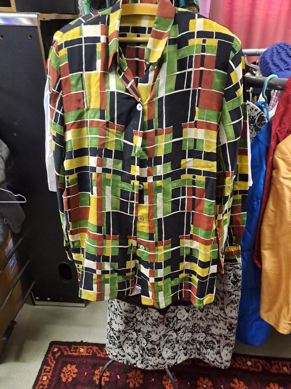 Blusen: Bluse mit Karomuster farbig Grösse 40 – Gebraucht aus Zürich von Schoebi19 4