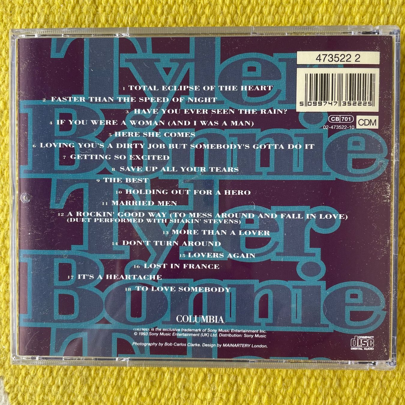 CDs: BONNIE TYLER-THE BEST – Gebraucht aus Rorschacherberg von CD-Roli 1