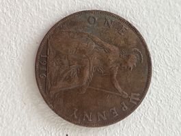 UK 🇬🇧 One Penny 1916