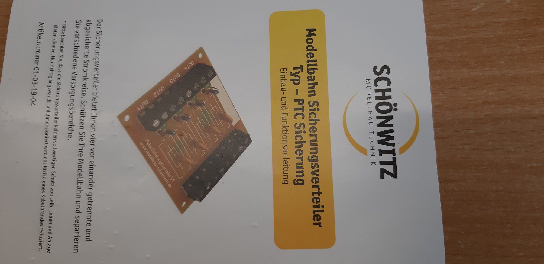 Stromzufuhr: Modellbahn Sicherungsverteiler – Neu und originalverpackt aus Muttenz von Iwan1 2