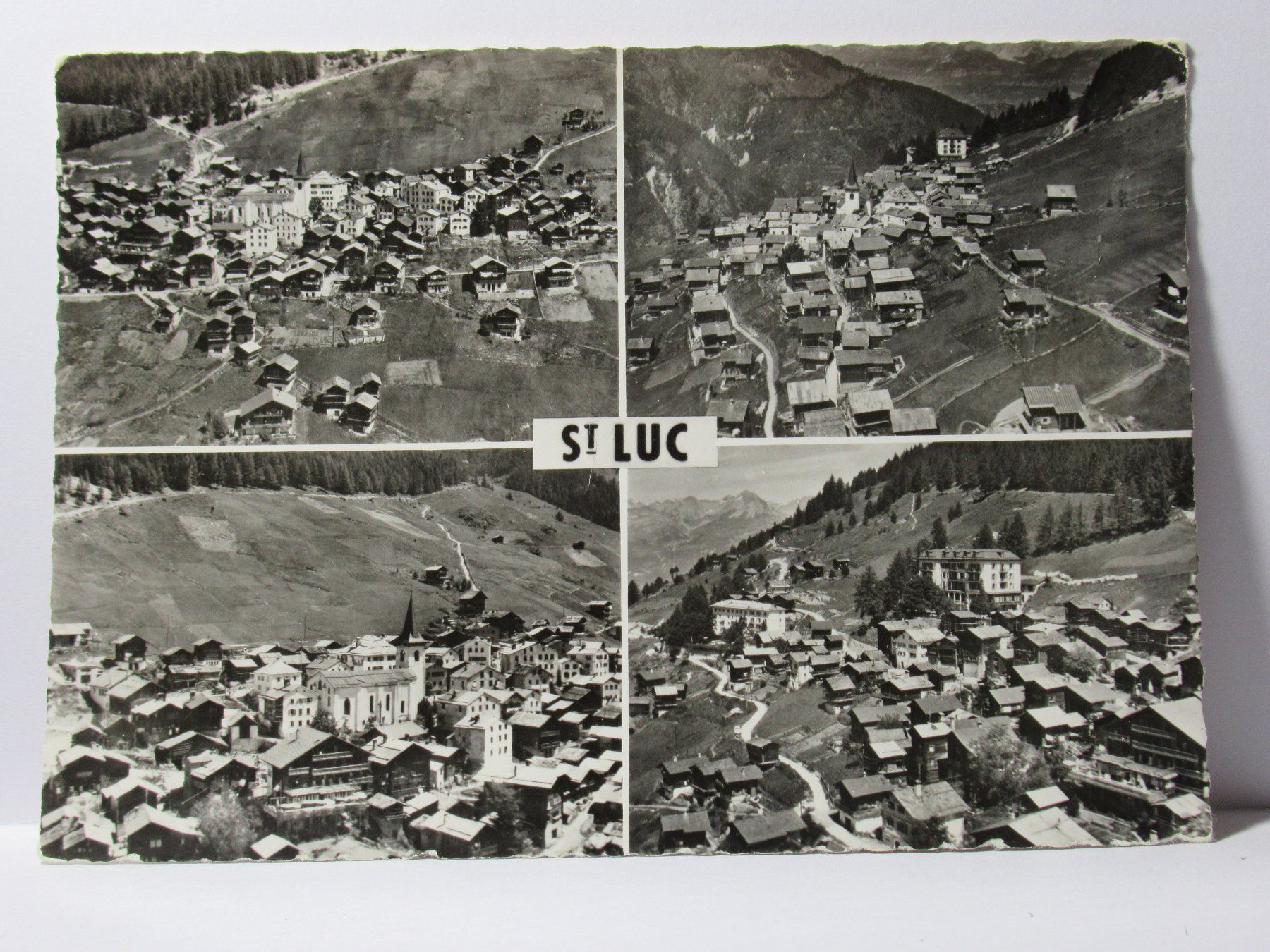 Cartoline postali: Flugaufnahme St Luc , Kirche – Nuovo (secondo la descrizione) da Grenchen venduto da Bluemchen1900 1