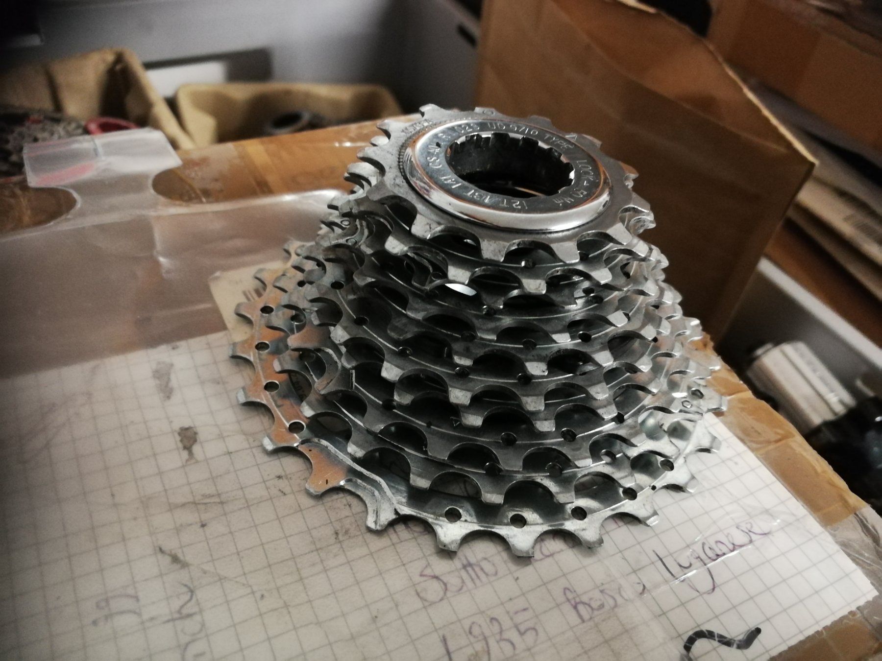Campagnolo Pezzi di ricambio: Campagnolo 10 fach kassette – Usato da Bosco Luganese venduto da svi_vv9w