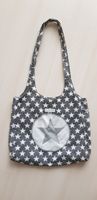 Tasche, dunkelgrau mit Sternen – Krasilnikoff