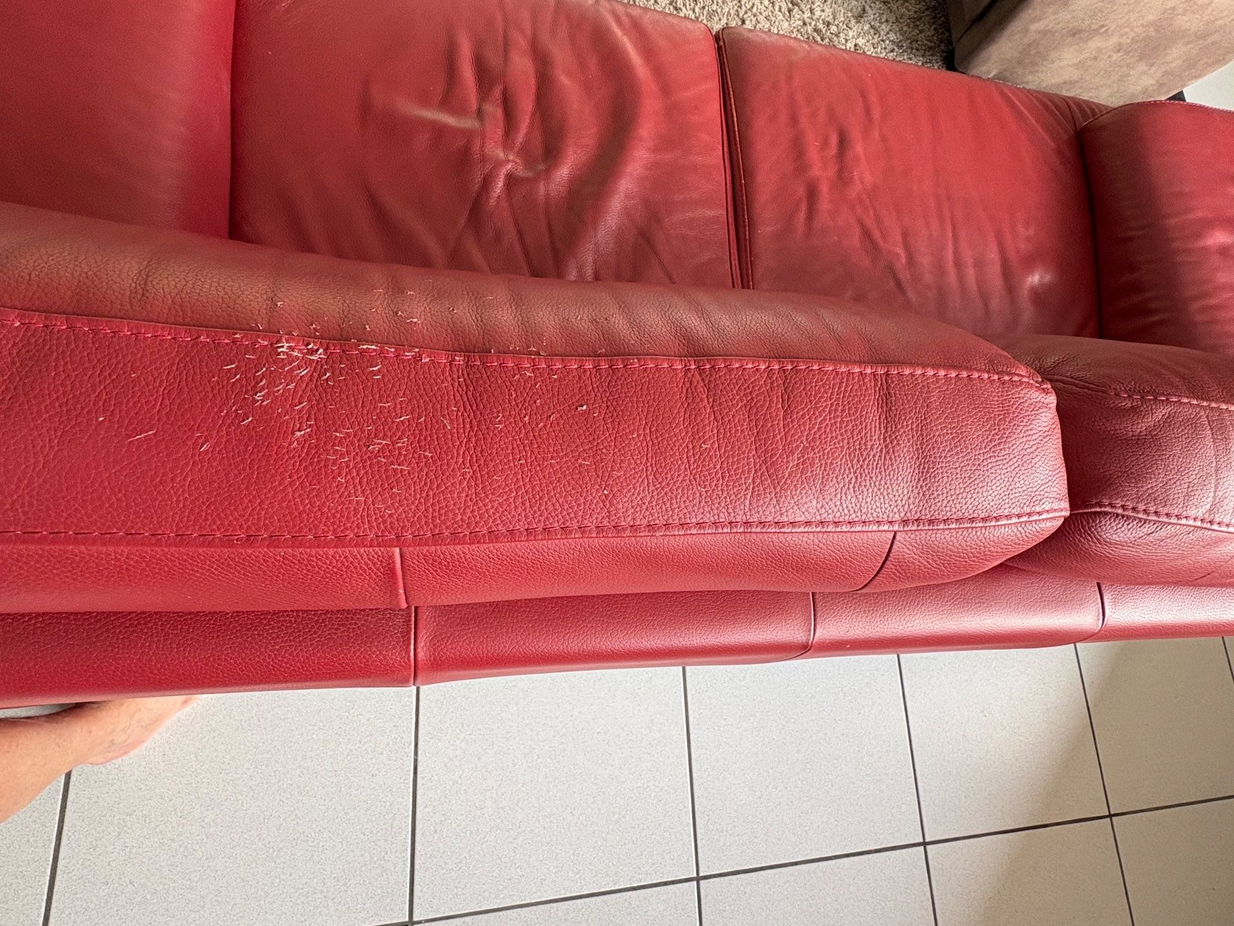 Sofas: 2 Ledersofa 3-sitzer – D'occasion à Mels par Bezemer 5