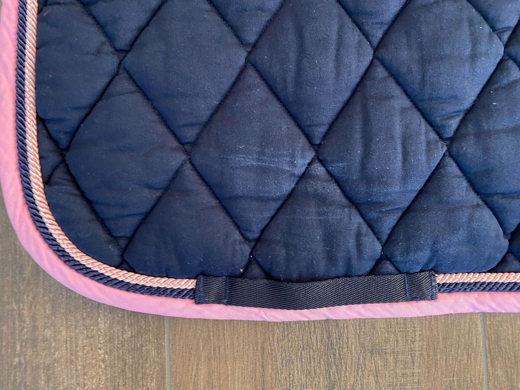 Decken: BR Schabracke navy / pink / rosa Gr. DL – Gebraucht aus Pratteln von a23_j2gs 3
