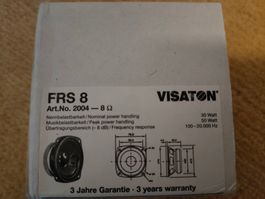 Visaton FRS 8 8ohm - neuf